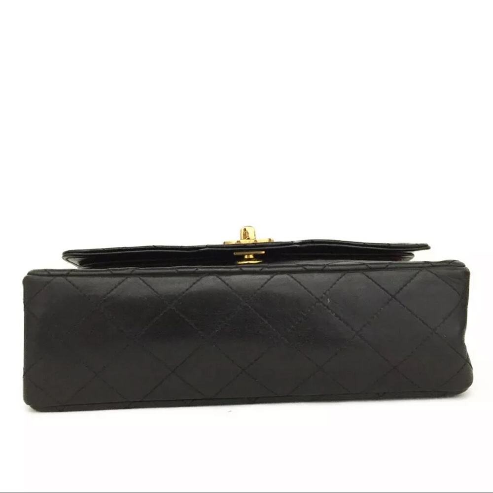 S0LD 7/8/22 CHANEL Classic Medium Double Flap Gold Chain Bag +Serial Card - Picture 11 of 17
